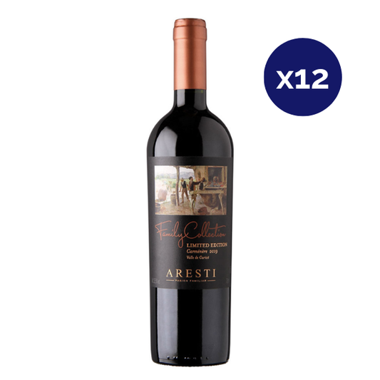 Aresti - Caja 12 - Family Collection - Super Premium - Carmenere