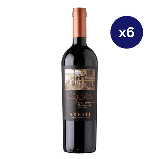 Aresti - Caja 6 - Family Collection - Super Premium - Carmenere