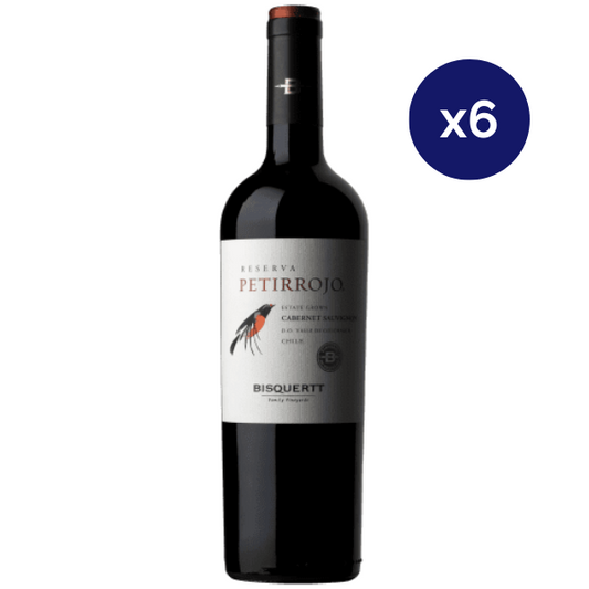 Bisquertt - Caja 6 - Petirrojo - Reserva - Cabernet Sauvignon