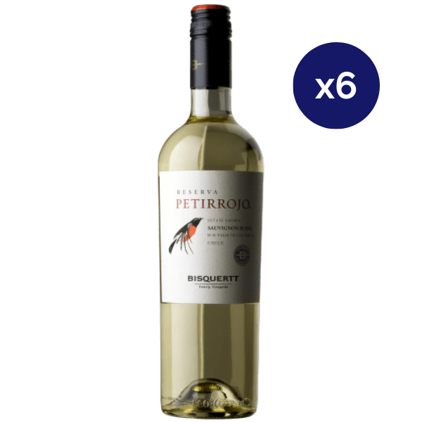 Bisquertt - Caja 6 - Petirrojo - Reserva - Sauvignon Blanc