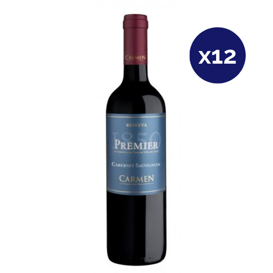 Carmen - Caja 12 - Carmen Premier 1850 - Reserva - Cabernet Sauvignon