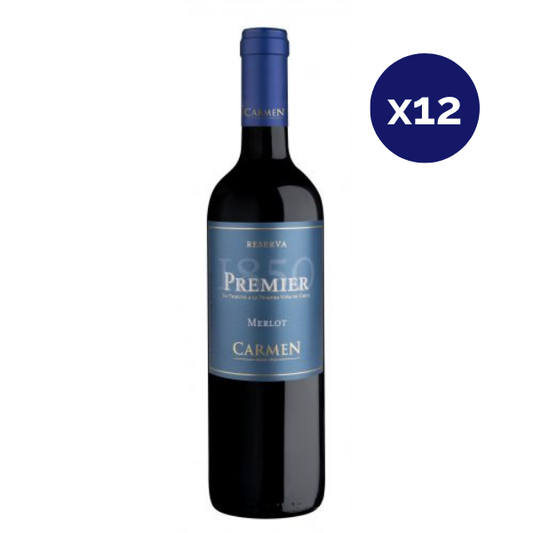 Carmen - Caja 12 - Carmen Premier 1850 - Reserva - Merlot