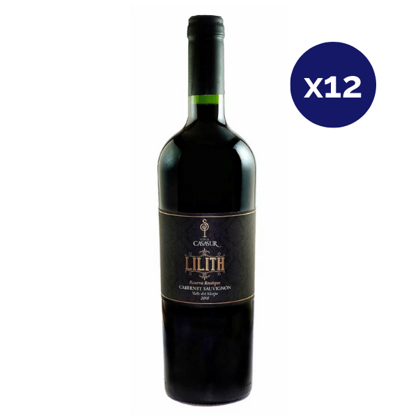 Casa Sur - Caja 12 - Lillith Reserva - Vino de Autor - Carmenere