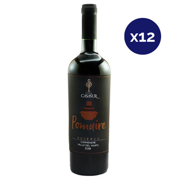 Casa Sur - Caja 12 - Pomaire Reserva - Vino de Autor - Carmenere