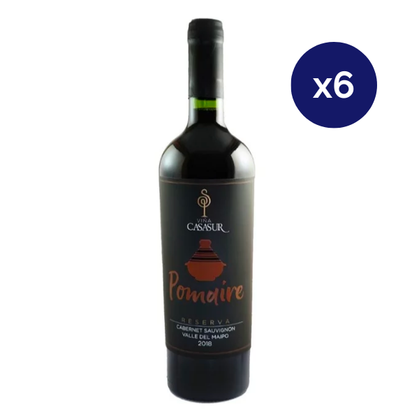 Casa Sur - Caja 6 - Pomaire Gran Reserva - Vino de Autor - Cabernet Sauvignon