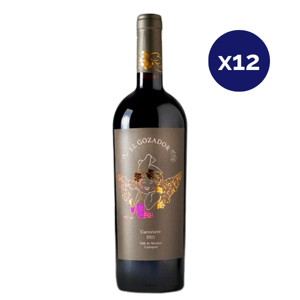 Chile Divino - Caja 12 - El Gozador - Vino de Autor - Carmenere