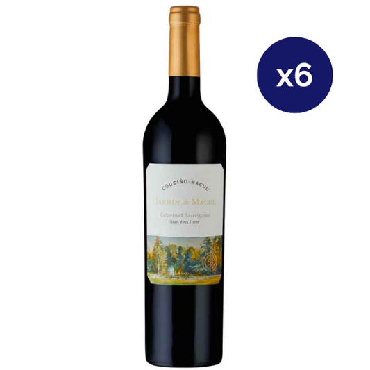 Cousiño Macul - Caja 6 - Jardin de Macul - Ultra Premium - Cabernet Sauvignon