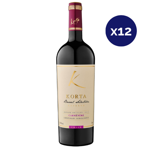 Korta - Caja 12 - Korta Barrel - Gran Reserva - Carmenere