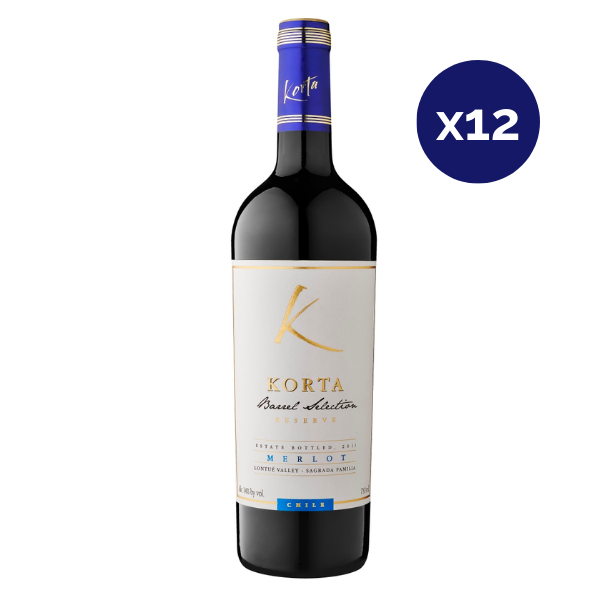 Korta - Caja 12 - Korta Barrel - Gran Reserva - Merlot