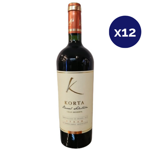 Korta - Caja 12 - Korta Barrel - Gran Reserva - Syrah