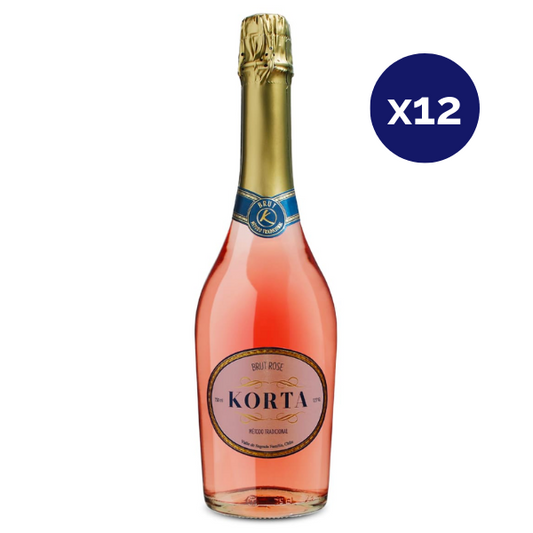 Korta - Caja 12 - Korta - Espumante - Brut Rose