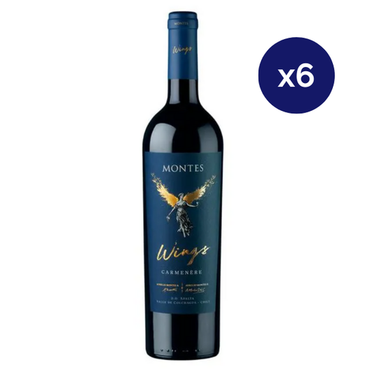 Montes - Caja 6 - Wings - Premium - Carmenere