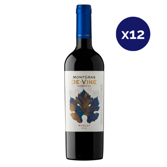 Montgras - Caja 12 - De Vine - Reserva - Merlot