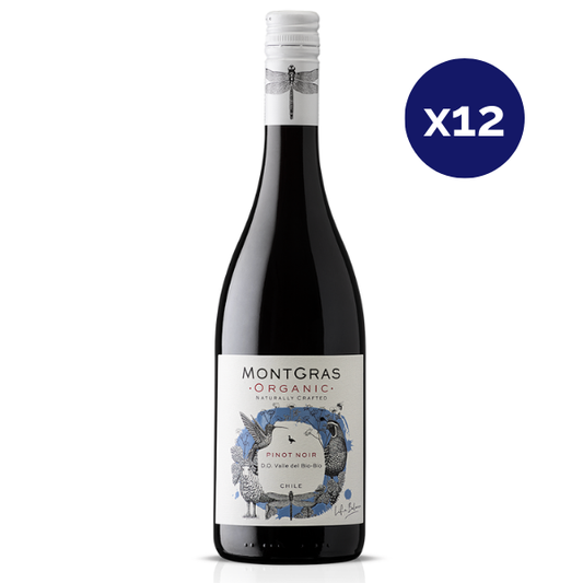 Montgras - Caja 12 - Organic - Gran Reserva - Pinot Noir