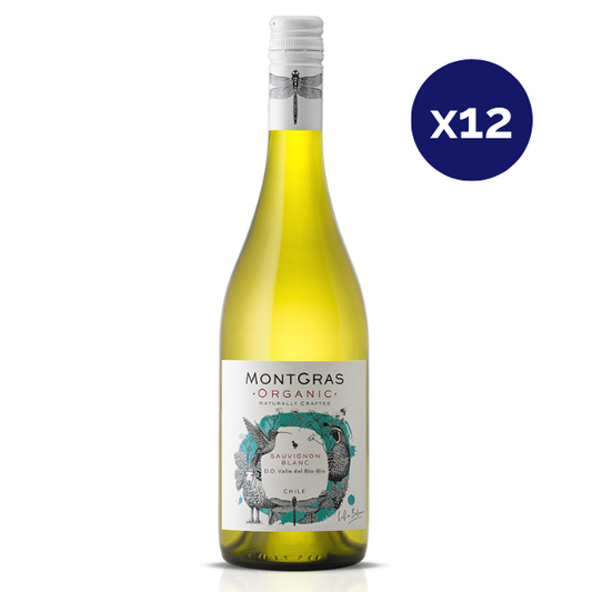 Montgras - Caja 12 - Organic - Gran Reserva - Sauvignon Blanc