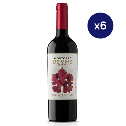 Montgras - Caja 6 - De Vine - Reserva - Cabernet Sauvignon