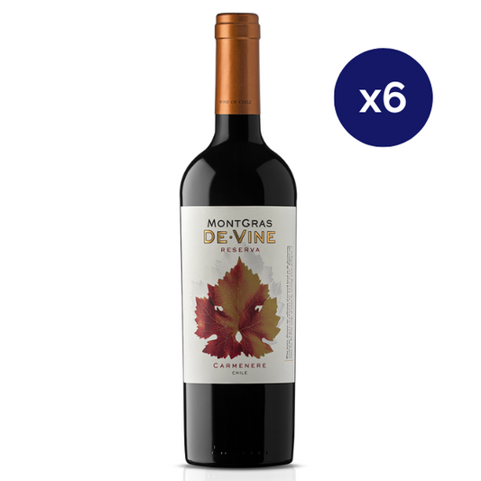 Montgras - Caja 6 - De Vine - Reserva - Carmenere