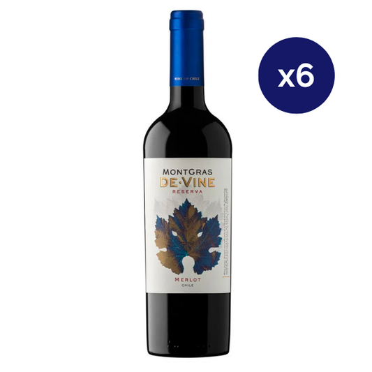 Montgras - Caja 6 - De Vine - Reserva - Merlot