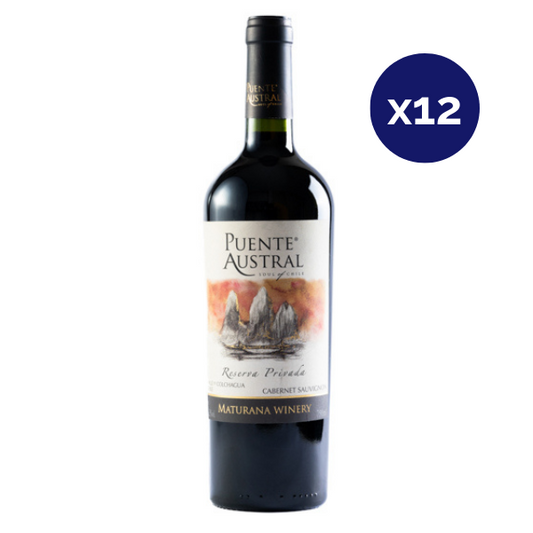 Puente Austral - Caja 12 - Puente Austral - Reserva Privada - Cabernet Sauvignon