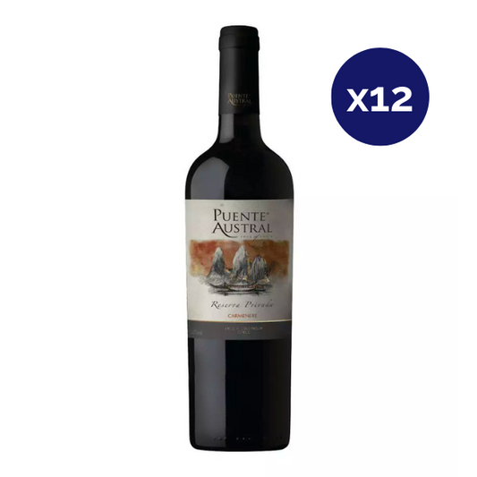 Puente Austral - Caja 12 - Puente Austral - Reserva Privada - Carmenere