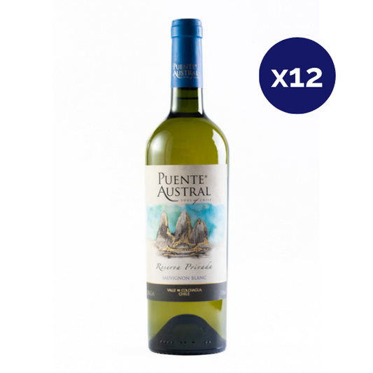 Puente Austral - Caja 12 - Puente Austral - Reserva Privada - Sauvignon Blanc