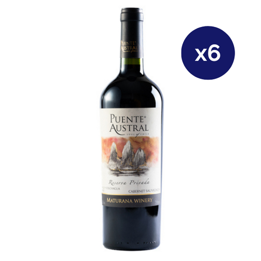 Puente Austral - Caja 6 - Puente Austral - Reserva Privada - Cabernet Sauvignon