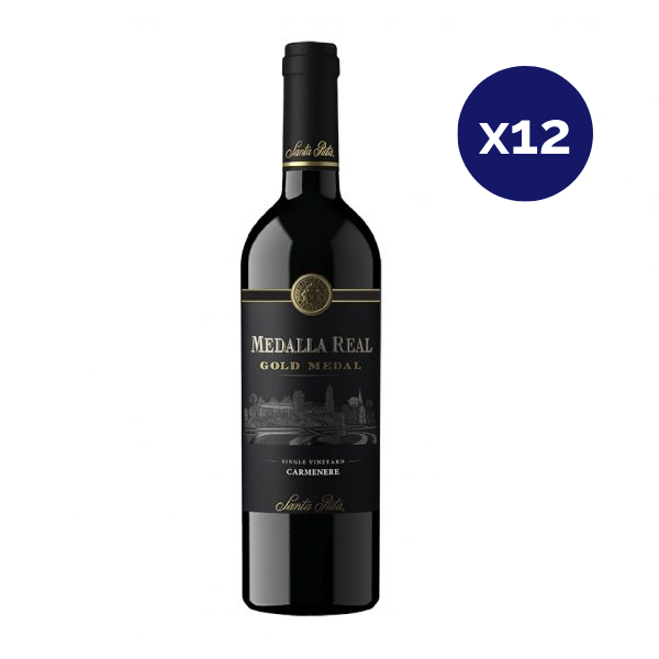 Santa Rita - Caja 12 - Medalla Real Gold Medal - Reserva - Carmenere