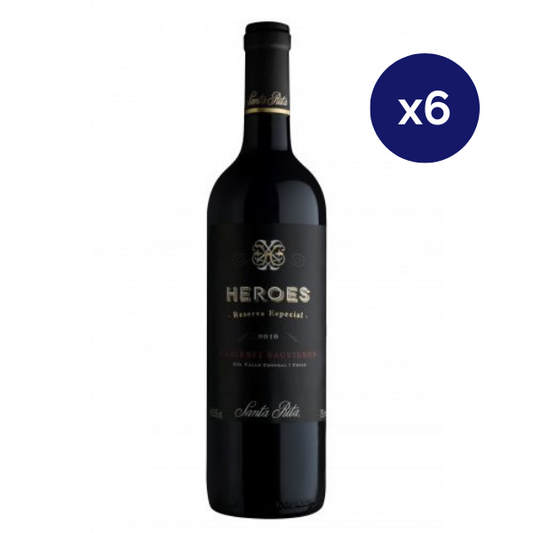 Santa Rita - Caja 6 - Heroes Reserva Especial - Reserva - Cabernet Sauvignon