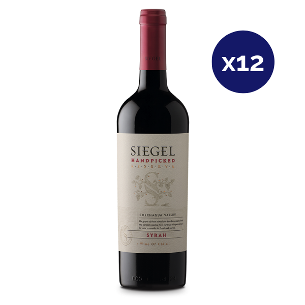 Siegel - Caja 12 - Handpicked - Reserva - Syrah