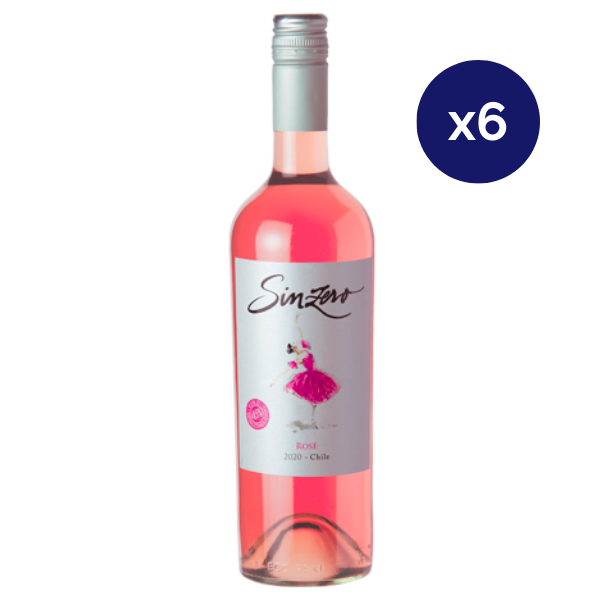 Sinzero - Caja 6 - Sinzero - Sin Alcohol - Rose