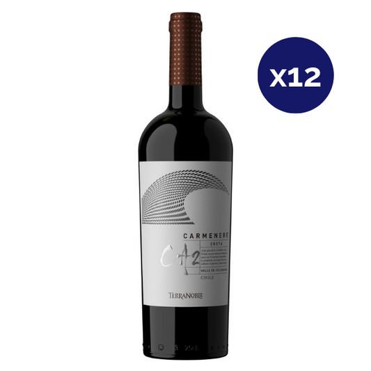 Terra Noble - Caja 12 - CA2 Costa - Super Premium - Carmenere