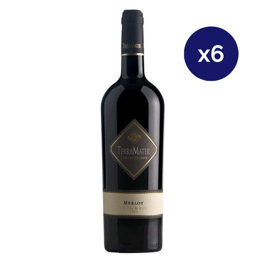 Terramater - Caja 6 - Limited Reserve - Gran Reserva - Merlot