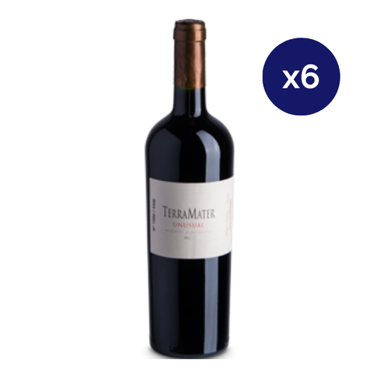 Terramater - Caja 6 - Unusual - Super Premium - Zinfandel