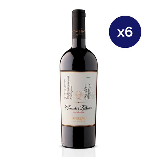 Undurraga - Caja 6 - Founders - Ultra Premium - Carmenere