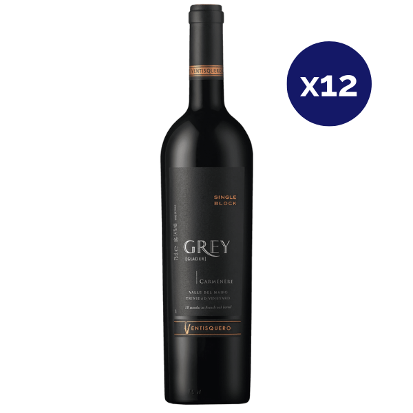 Ventisquero - Caja 12 - Grey - Premium - Carmenere