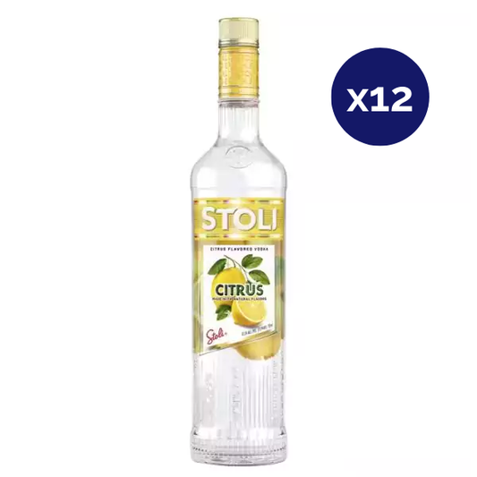 Vodka - Stolichnaya - Caja 12 - Lemon - 750cc