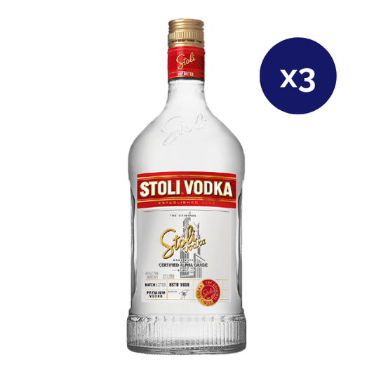 Vodka - Stolichnaya - Caja 3 - Stolichnaya - 1750cc