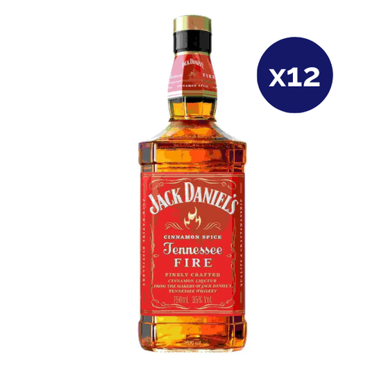 Whiskey - Jack Daniels - Caja 12 - Fire - 750cc