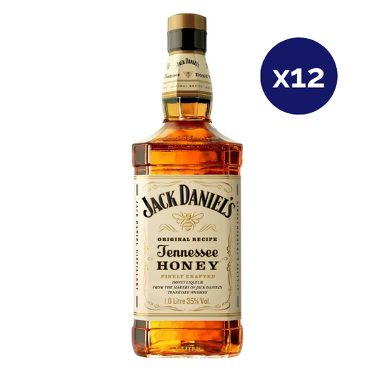 Whiskey - Jack Daniels - Caja 12 - Honey - 1000cc