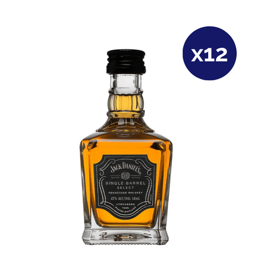 Whiskey - Jack Daniels - Caja 12 - Single Barrel Miniatura x10 - 50cc