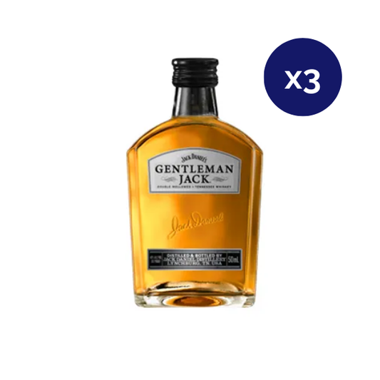 Whiskey - Jack Daniels - Caja 3 - Gentleman Miniatura x10 - 50cc